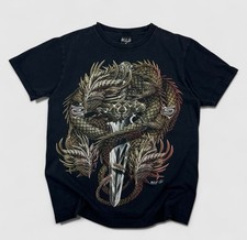 WILD Vintage Early 2000’s Tag Affliction Style Printed T-Shirt Rare Mens M