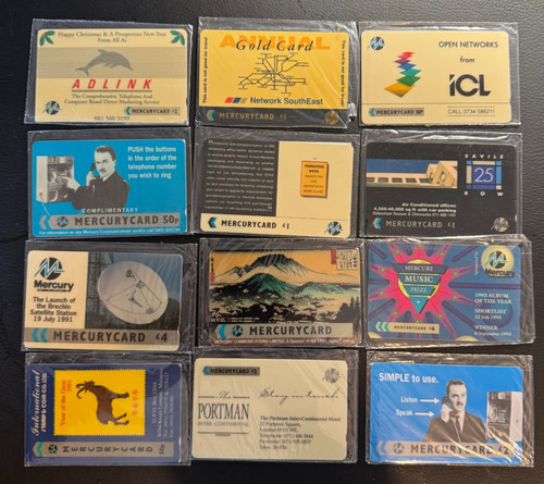 Mercury phonecards 12 - phonecards,