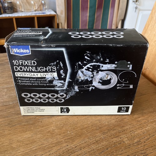 Wickes fixed downlights - wickes, 7x