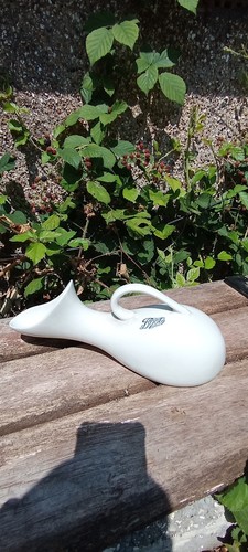 Vintage earthenware urinal