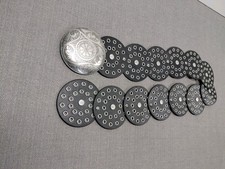 Black Leather Effect Concho