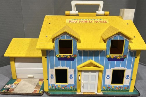 Vintage fisher price - vintage, yellow