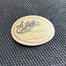 Vintage Gibson Blank White