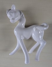 White Ceramic Horse Figurine