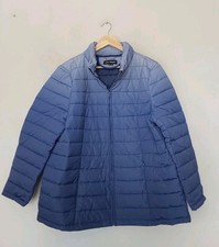 Centigrade Zip Front Ombre  Quilted Padded Jacket, Coat In Blue Size 2XL NEW QVC