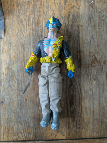 Vintage action man - vintage, blue