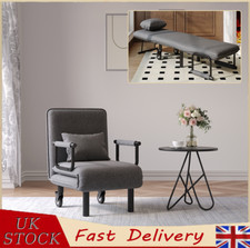 Folding Futon 3 IN 1 Chair Bed Single Sofa Bed Armchair Recliner Lounger Sleeper