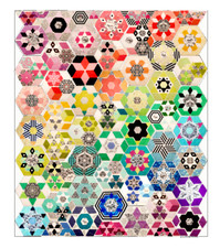 Smitten Linework Tula Pink Precut Fabric Only Kit