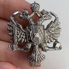 Post 1937 Pattern - 1st Kings Dragoon Guards CHROME Regiment Cap Badge Original