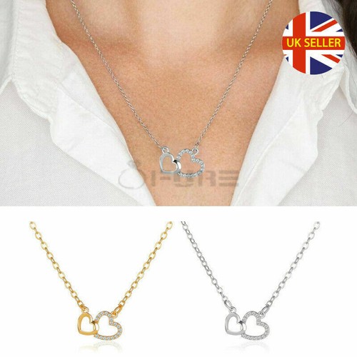 18k gold plated double love - double,