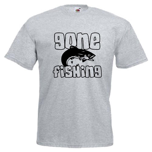 Gone fishing adults mens - fishing,