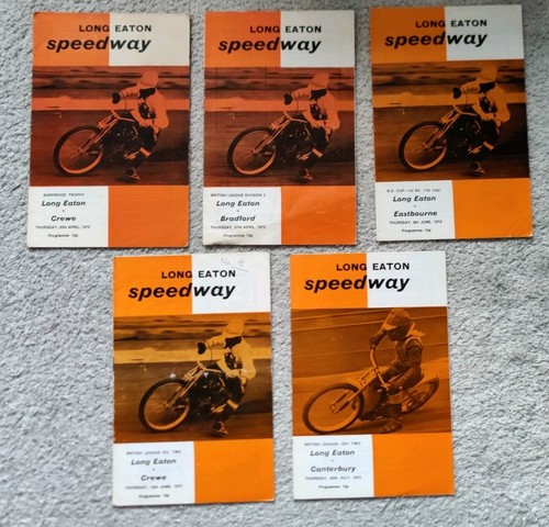 Speedway programmes long eaton - speedway,