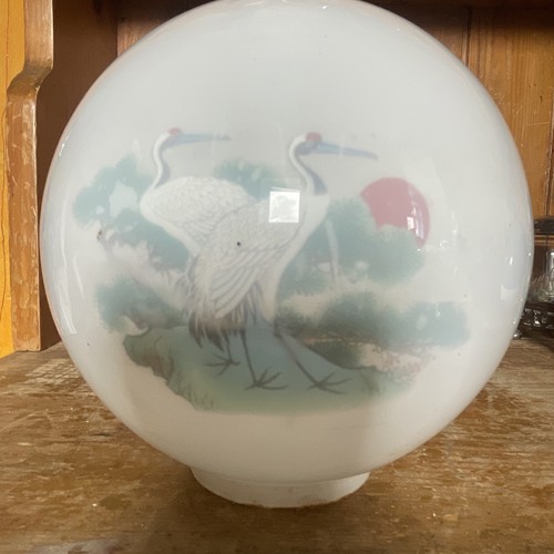 Vintage glass globe - glass,