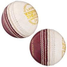 Pack of 2 Red/White Leather