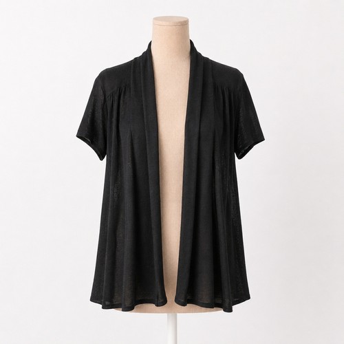 100 silk short sleeve open - 100%,