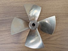 Large Brass 4 Blade Propeller