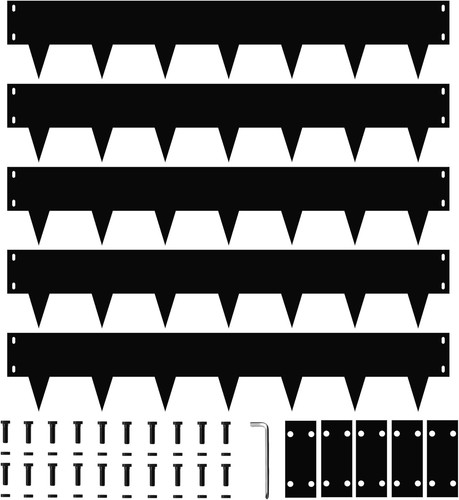 Steel landscape edging pack - steel,