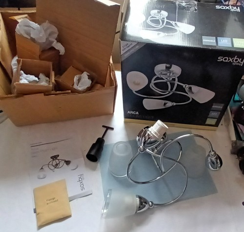 Wickes arca semi flush - wickes,