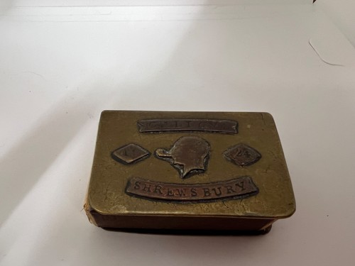 Brass vesta match case - vesta/,