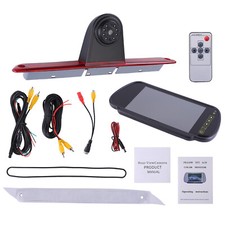 7'' Monitor +Rear Brake Light Reversing Camera For Mercedes Sprinter VW Crafter