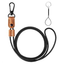 Neck Lanyard Braided Leather