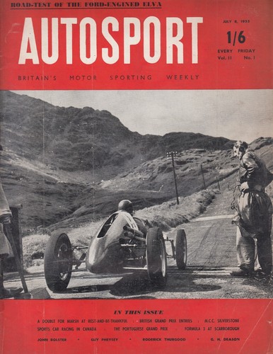 Autosport magazine july 1955 - magazine,