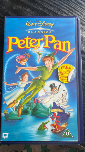 Peter pan vhs walt disney - peter,