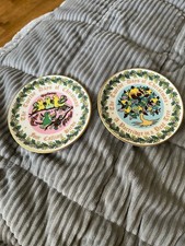 Coalport 12 Days of Christmas Plates x 2, 1980 & 1981 Vintage 