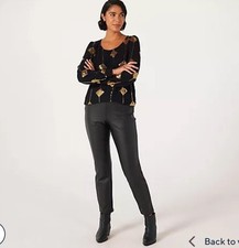 Nina Leonard Faux Leather