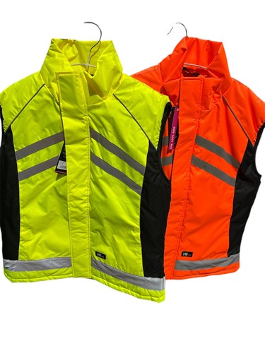 Padded vis gilet for - hi-vis,