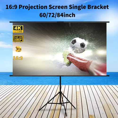 Projector screen with - projector,