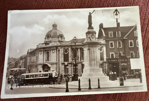 Vintage postcard luton - postcard,