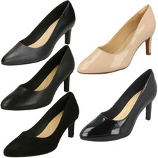 Ladies Clarks Textured Slip On