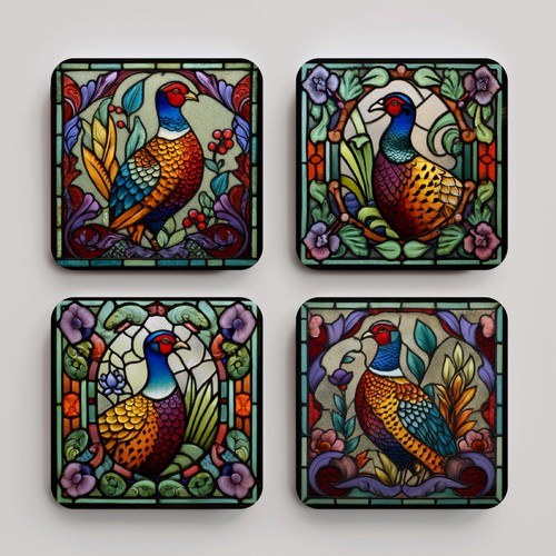Set coasters stain - set, of