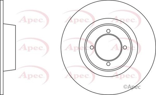 New apec red front axle - new,