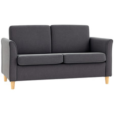 HOMCOM Double Seat Sofa Linen