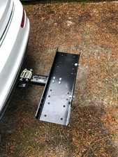 Tow bar cargo rack