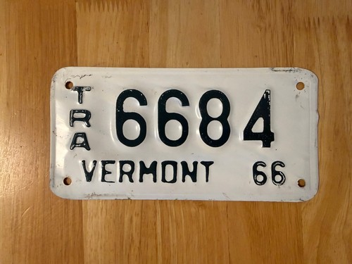 Vintage vermont trailer number - vintage,