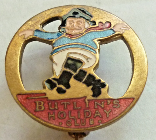Vintage enamel badge - vintage,
