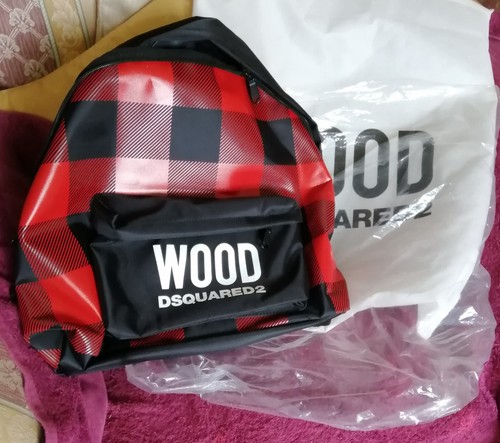 Dsquared2 wood backpack - wood,