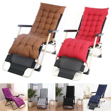 Garden Replacement Cushion Pad Outdoor Chair Sun Lounger Seat Recliner Cotton