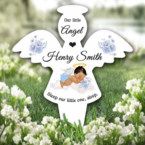 Angel brown hair baby - angel, boy