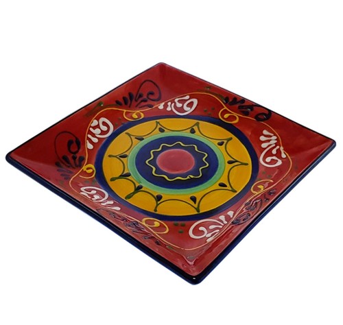 Square plate serving dish - plate,