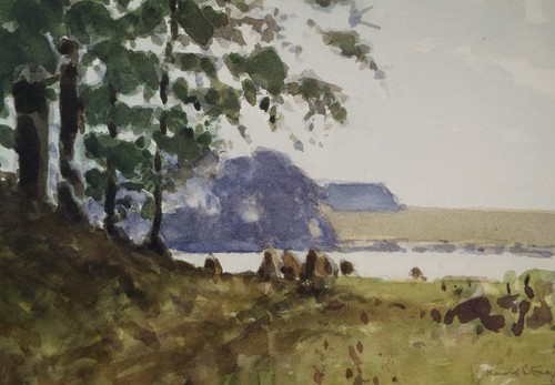 Original watercolour woods - original,