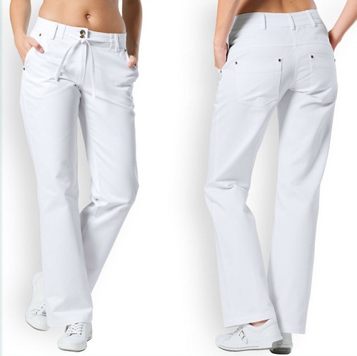 Womens white salon spa - white,