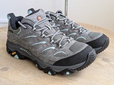 Merrell Moab 3 GTX Womens Ladies Waterproof Walking Shoes Grey Size 6