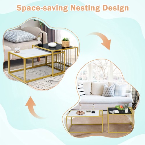 Stackable side coffee table - side,
