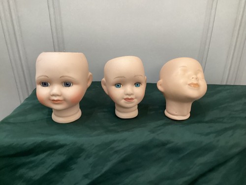 Vintage porcelain doll - vintage, heads