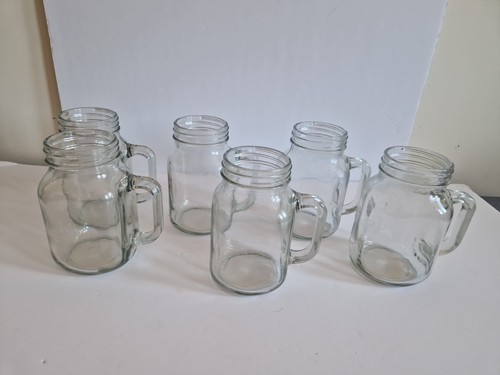 Set clear glass mason jar - 6,