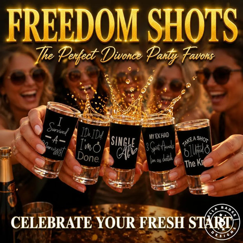 Divorce party shot - party, glasses
